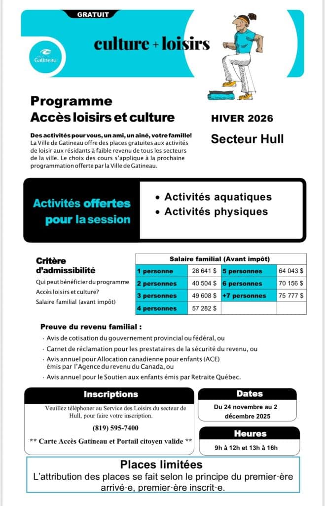 Programme Acces loisirs et culture